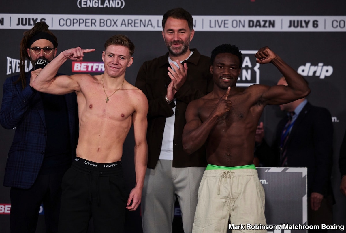 Image: Fisher Vs. Babic Live on DAZN on July 6th at The Copper Box In London