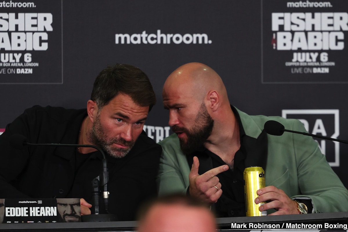 Image: Fisher Vs. Babic Live on DAZN on July 6th at The Copper Box In London