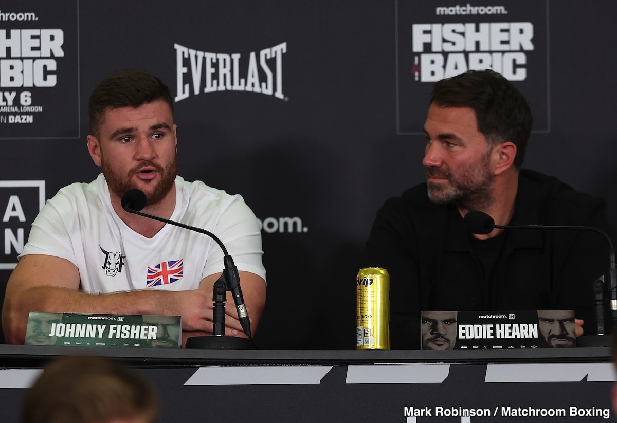 Image: Fisher Vs. Babic Live on DAZN on July 6th at The Copper Box In London