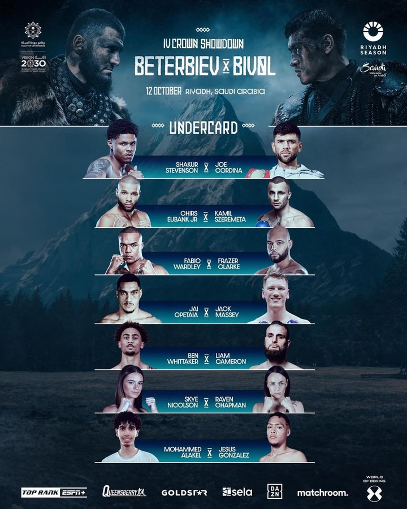 Image: Beterbiev vs Bivol: Undercard Revealed, Featuring Stevenson vs Cordina