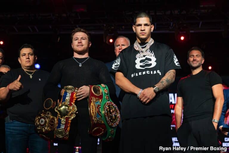 Image: Edgar Berlanga Must 'Stick it on' Canelo Alvarez, Says Hearn