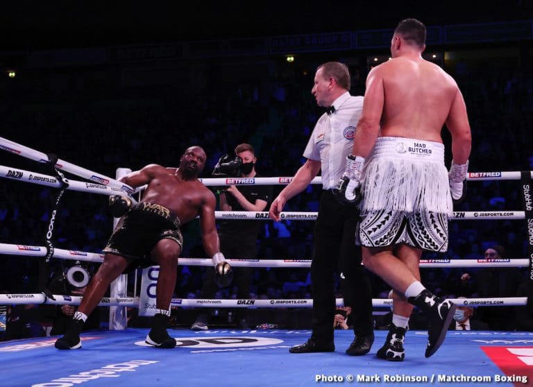 Image: Eddie Hearn encouraging Deontay Wilder to fight Dereck Chisora next in 2022