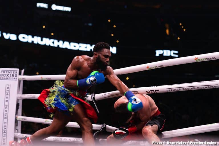 Image: Chukhadzian Wins Purse Bid, Boots Ennis' Welterweight Future in Doubt