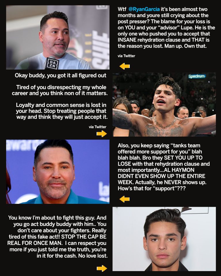 Image: Eddie Hearn reacts to Oscar De La Hoya - Ryan Garcia exchange on social media