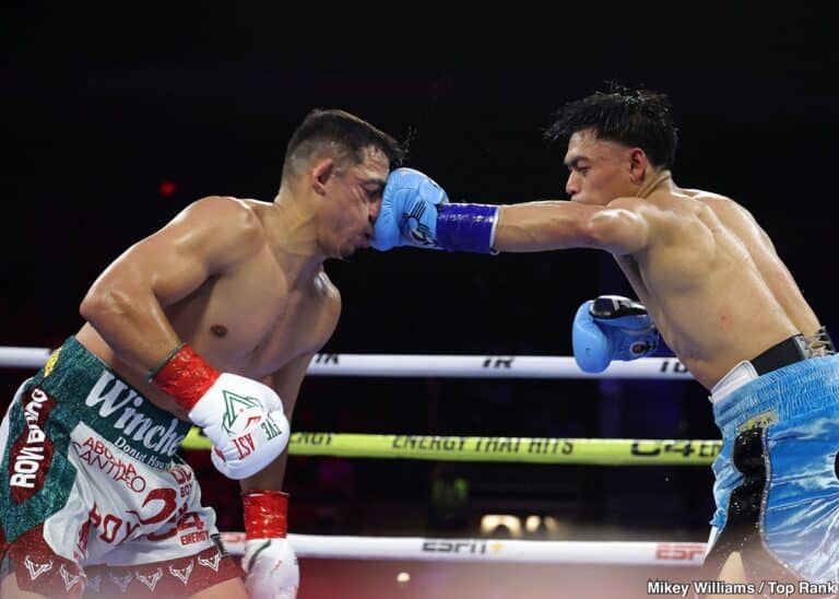 Image: Boxing Results: Angelo Leo Knocks Out Venado Lopez!