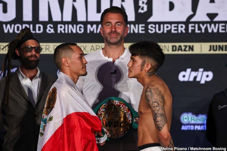 Image: Juan Franciso Estrada 115 vs. Jesse 'Bam' Rodriguez 115 - Official DAZN Weigh-in Results