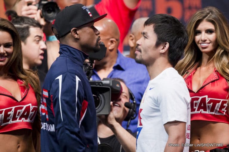 Image: Pacquiao drops bombshell: Mayweather exhibition rematch confirmed (Maybe)?