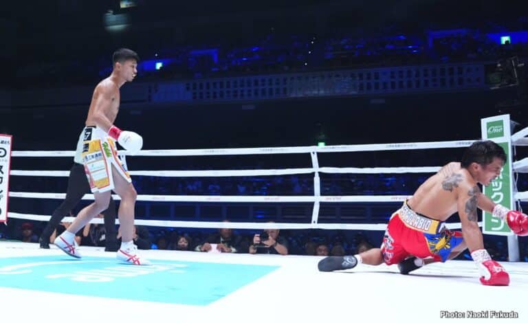 Image: Junto Nakatani Knocks out Vincent Astrolabio