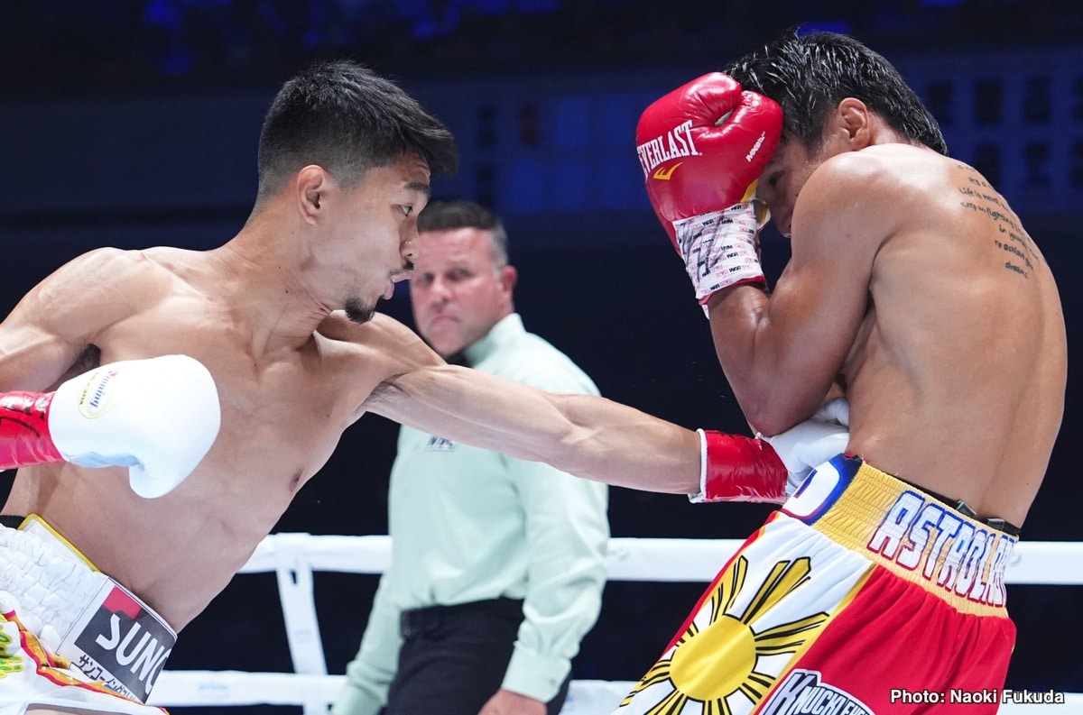 Image: Junto Nakatani Knocks out Vincent Astrolabio