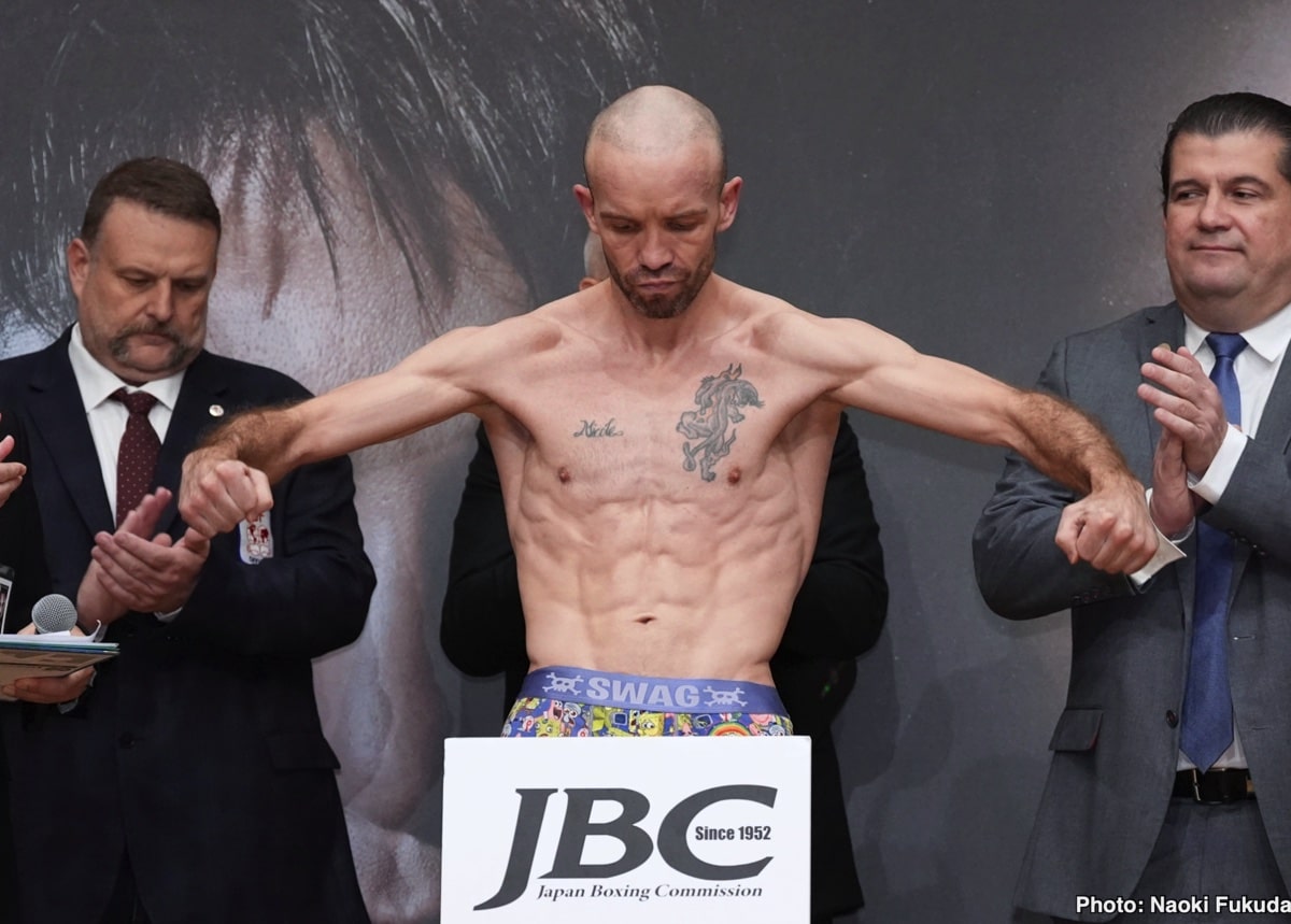 Image: Naoya Inoue 122 vs. TJ Doheny 121.5 - Weigh-in Results for Tuesday Morning