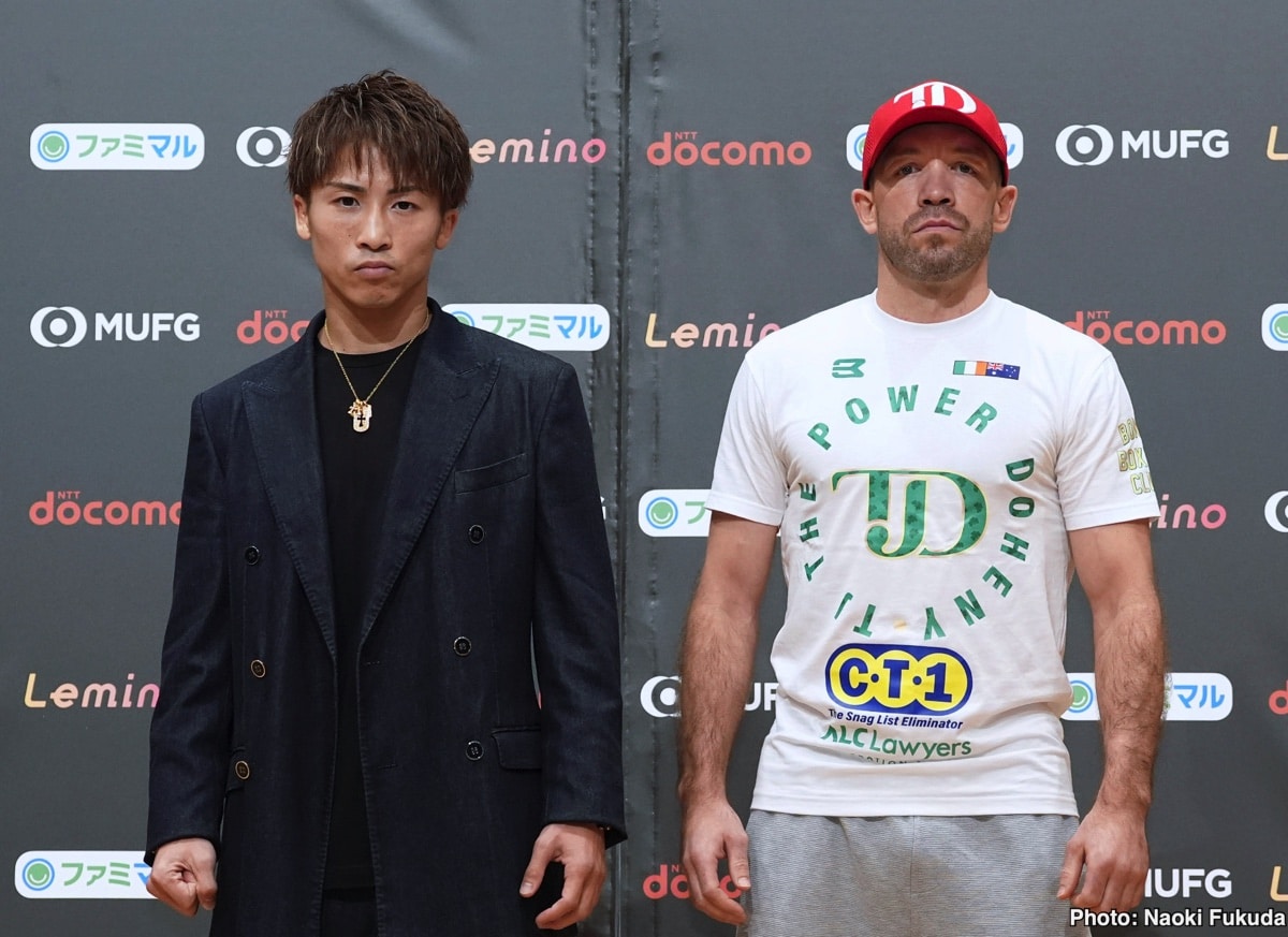 Image: Naoya Inoue 122 vs. TJ Doheny 121.5 - Weigh-in Results for Tuesday Morning