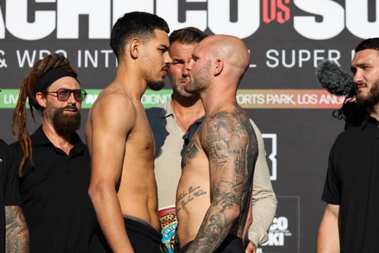 Image: Diego Pacheco 168 vs. Maciej Sulecki 167.4 - Weigh-in Results for Tonight on DAZN