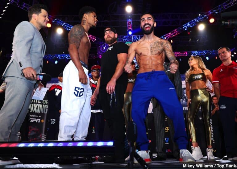 Image: Shakur Stevenson 134.1 vs. Artem Harutyunyan 134.8 - Weigh-in Results for ESPN on Saturday