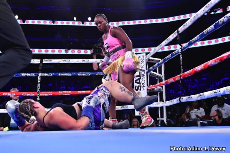 Image: Boxing Results: Claressa ‘T-Rex’ Shields Stops Vanessa Le-Page-Joanisse