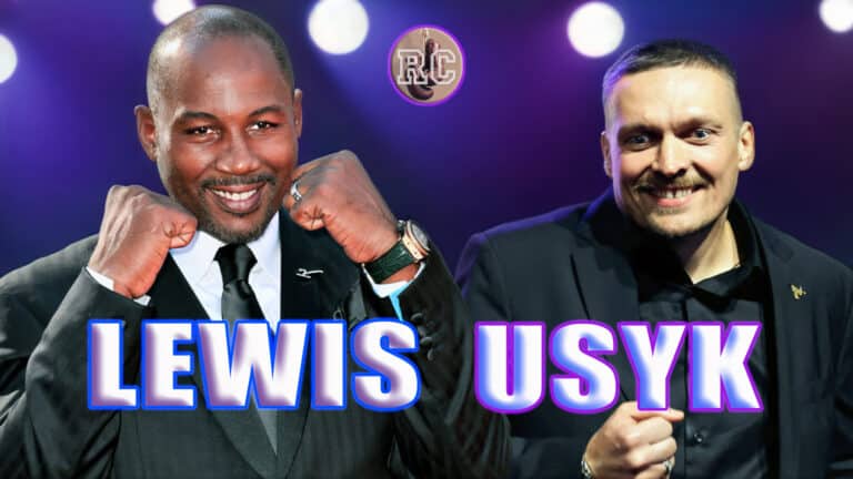 Image: VIDEO: Lennox Lewis and Oleksandr Usyk