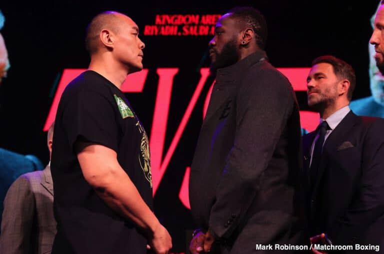 Image: Wilder vs. Zhang Live on DAZN on June 1st (Queensberry vs. Matchroom 5v5)