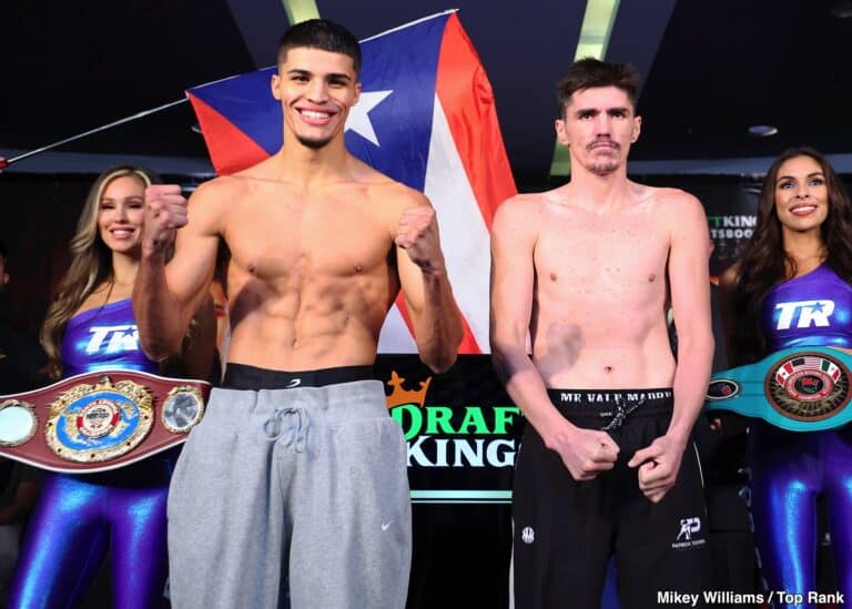 Image: Xander Zayas vs. Patrick Teixeira Weigh-in Results for ESPN